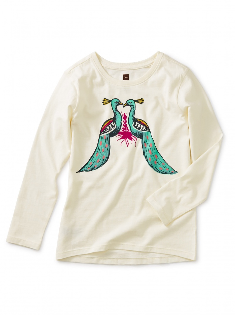 Pair of Peacocks Graphic Tee