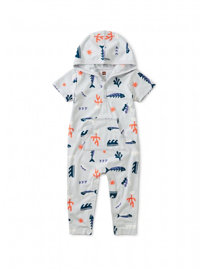 Sea Life Hoodie Romper