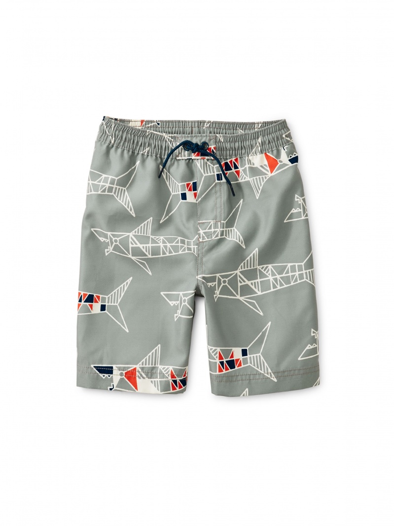 Printed Swim Trunks