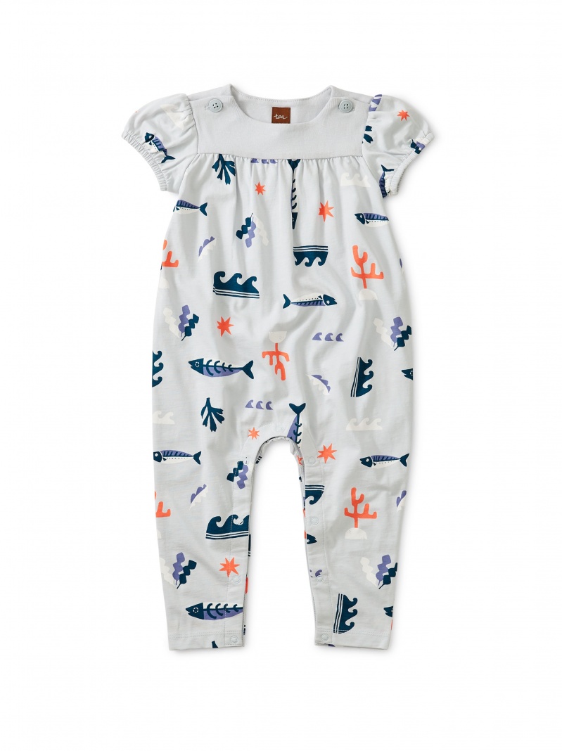 Sea Life Button Romper