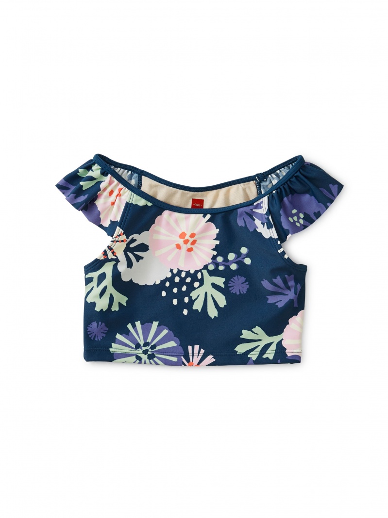 Sea Life Ruffle Tankini Top