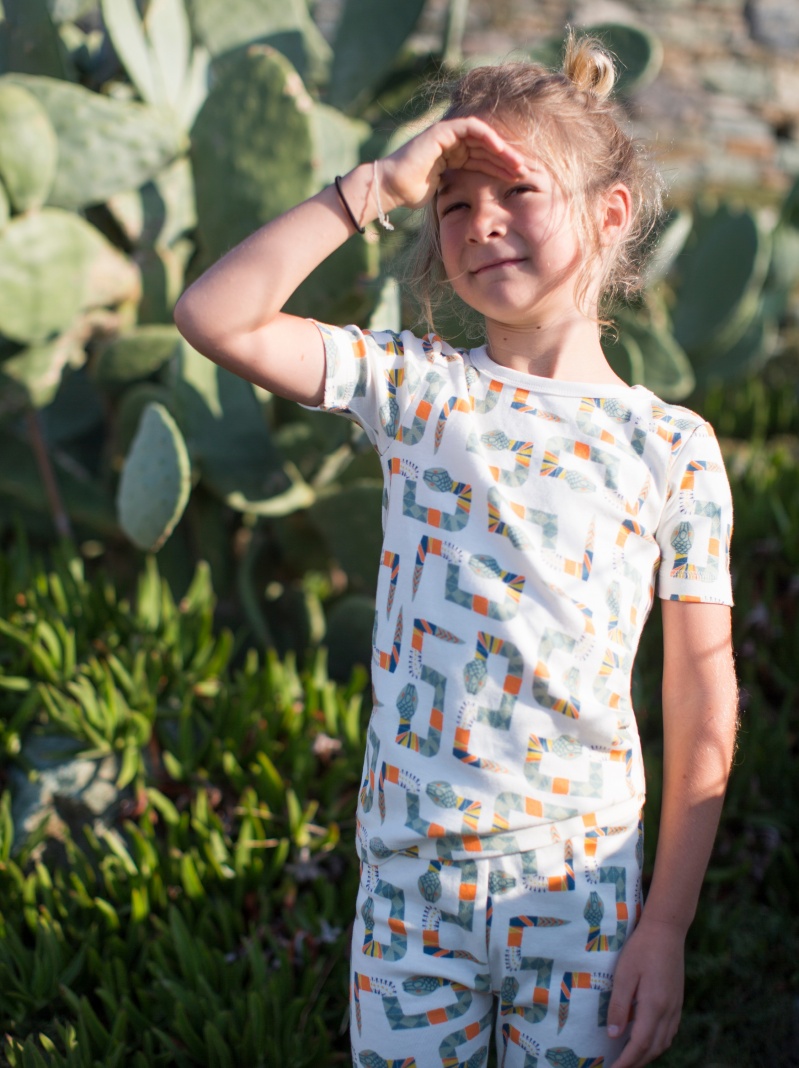 Printed Shortie Pajamas