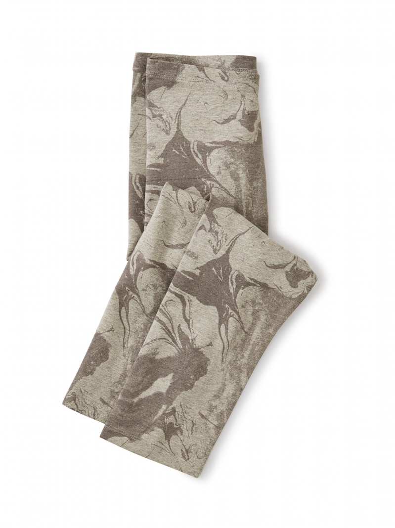 Marble Capri Leggings