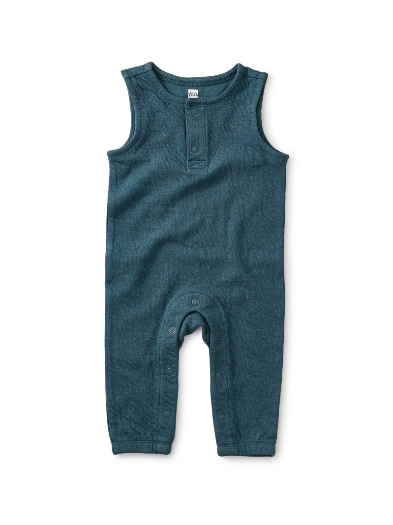 A Crinkle In Time Teal Romper