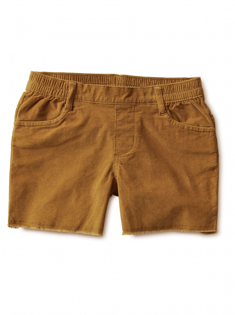 Corduroy Cut-Off Shorts