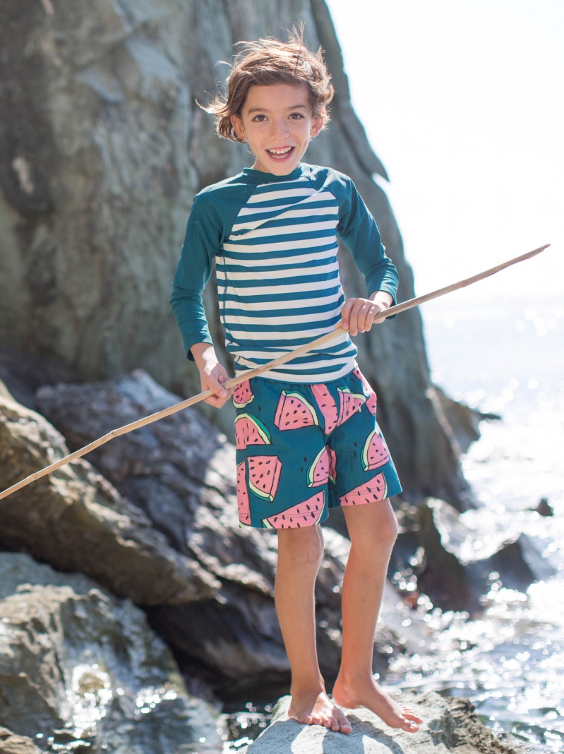 Mid-Length Swim Trunks