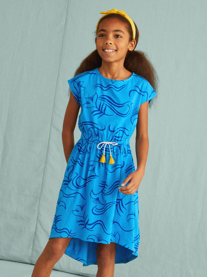 Hi-Lo Tie Waist Dress