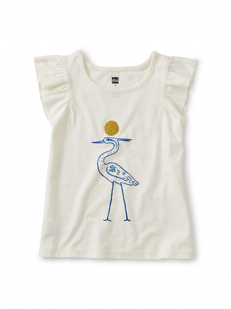 Metallic Ibis Flutter Tee