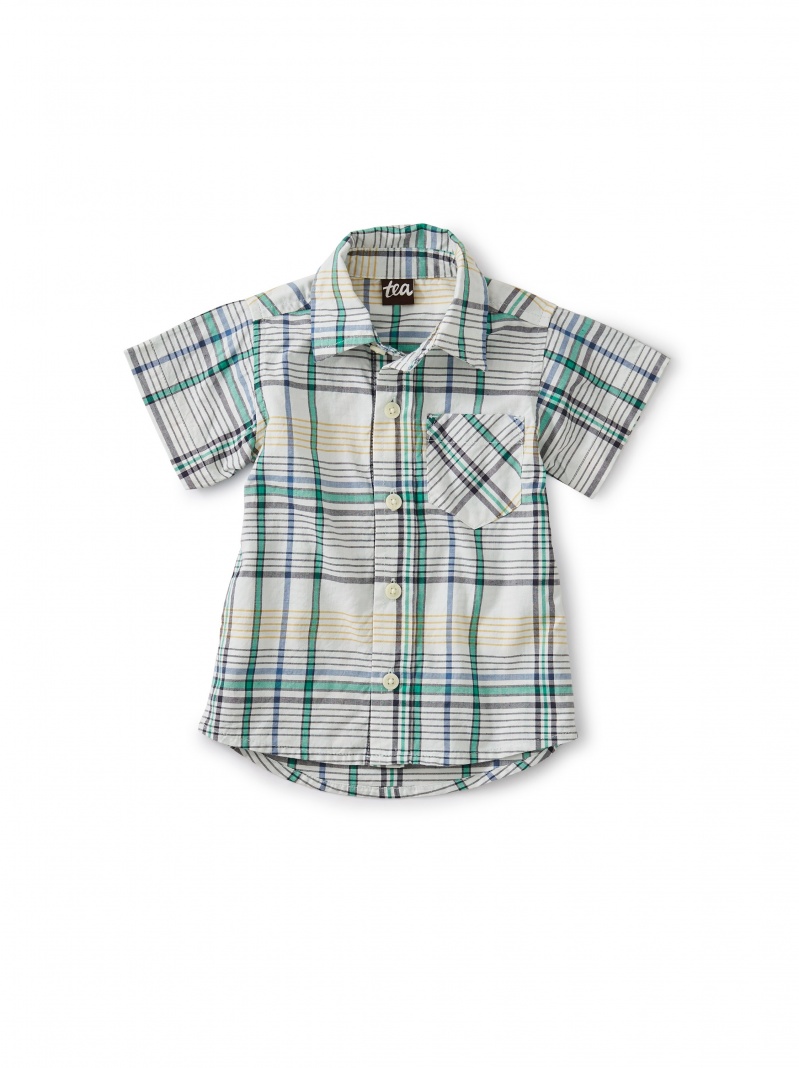 Madras Woven Baby Shirt