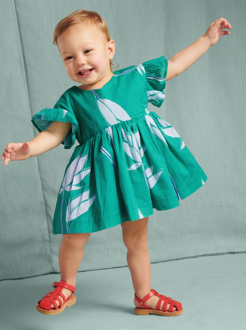 Ruffle Sleeve Baby Dress