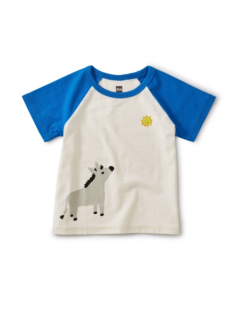 Hee-Haw Baby Donkey Raglan Tee