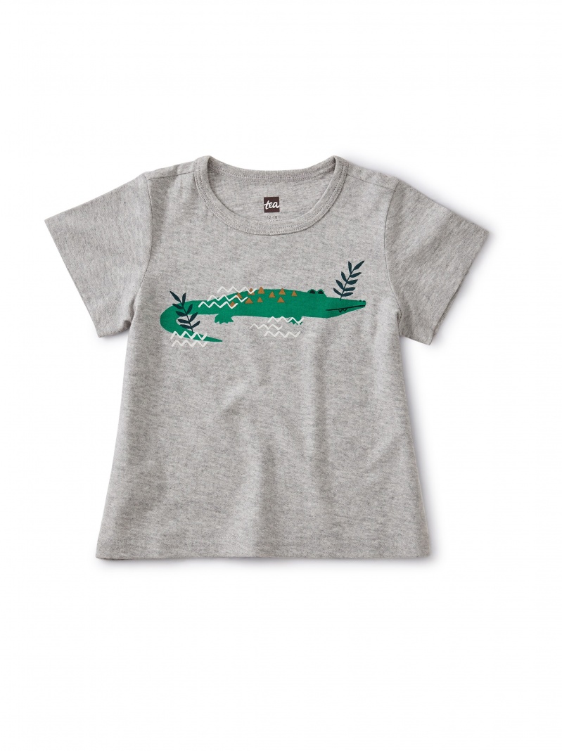 Curious Crocodile Baby Tee