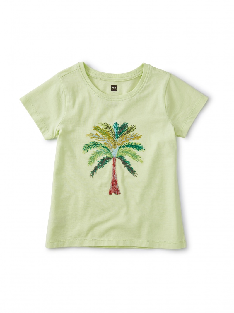 Akhmim Embroidered Palm Tee