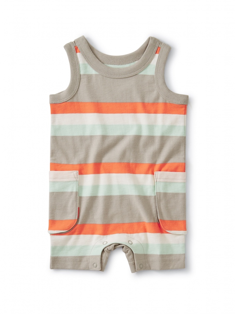 Cargo Pocket Tank Romper
