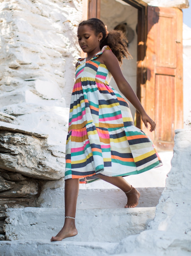 Ruffle Strap Midi Dress