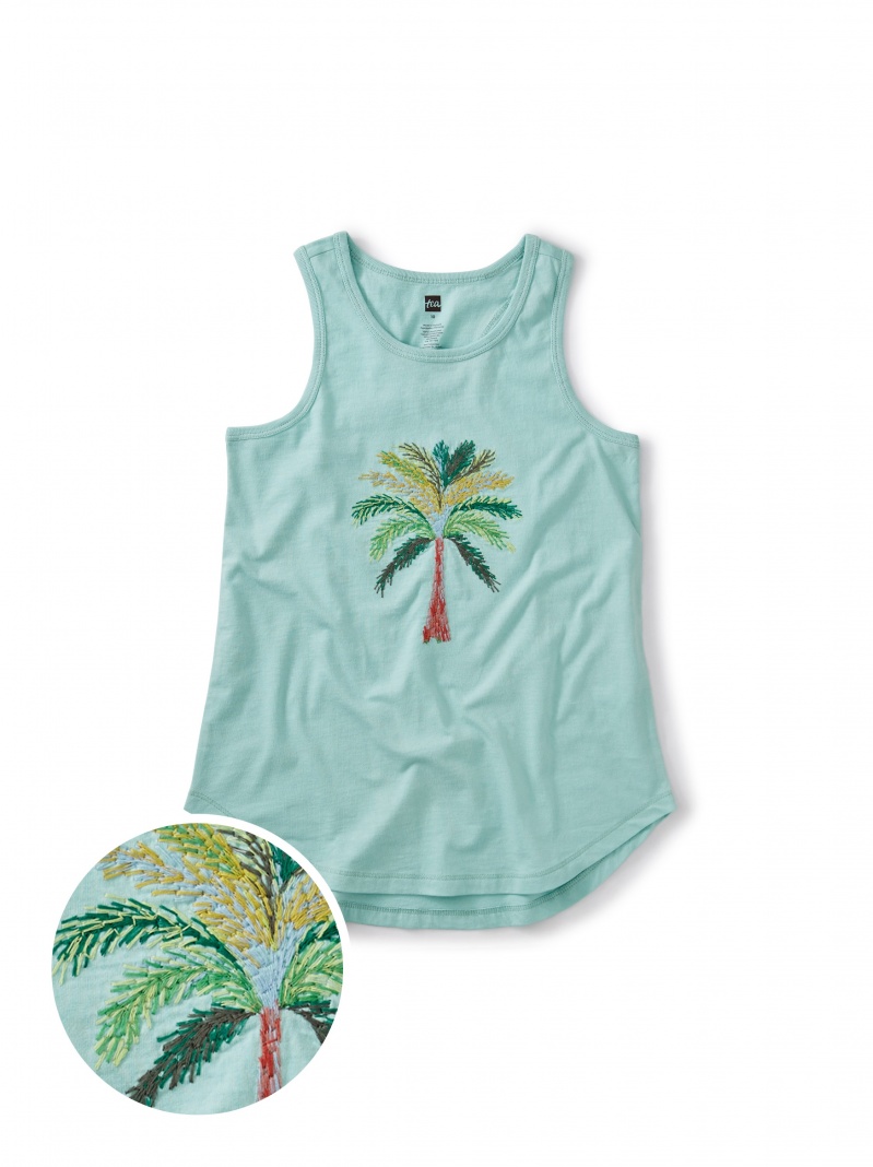 Akhmim Embroidered Palm Tank