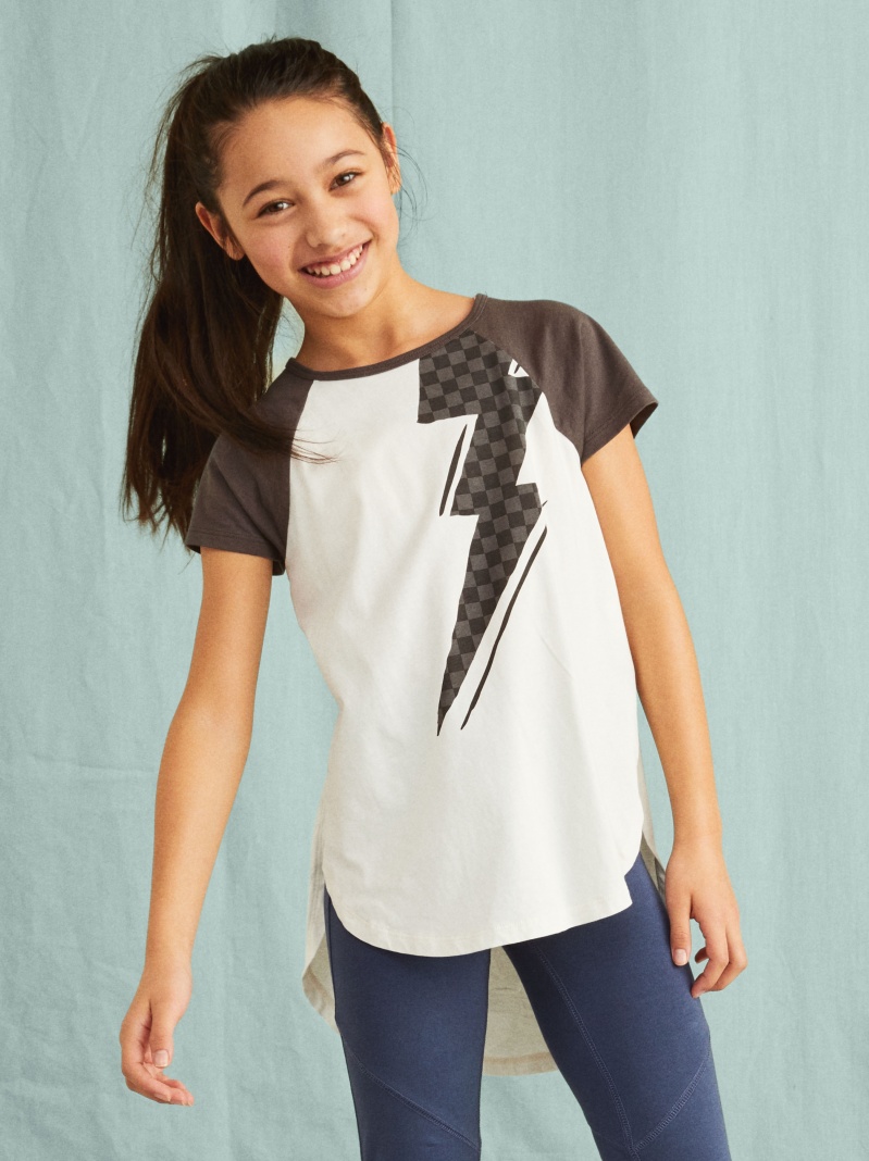 Lightning Bolt Graphic Tunic