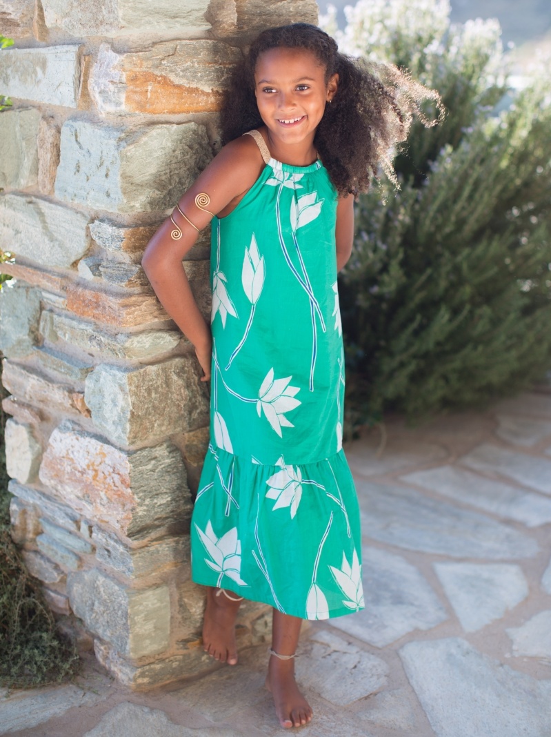 Metallic Strap Midi Dress