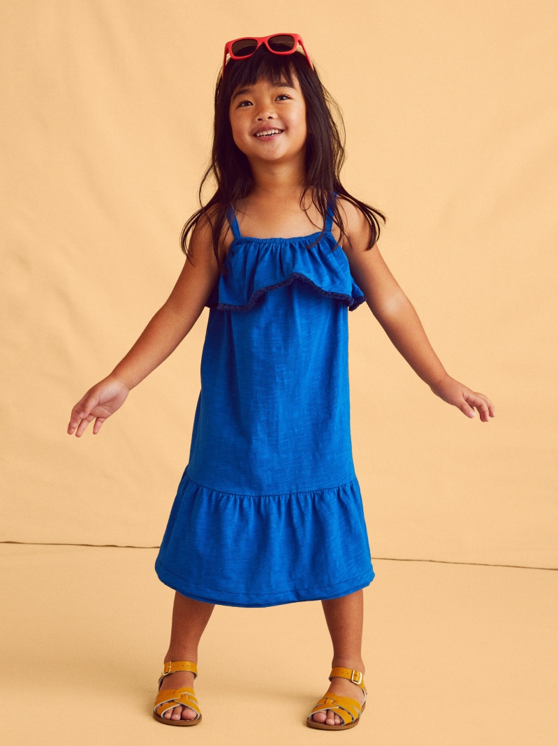 Tassel Trim Midi Dress