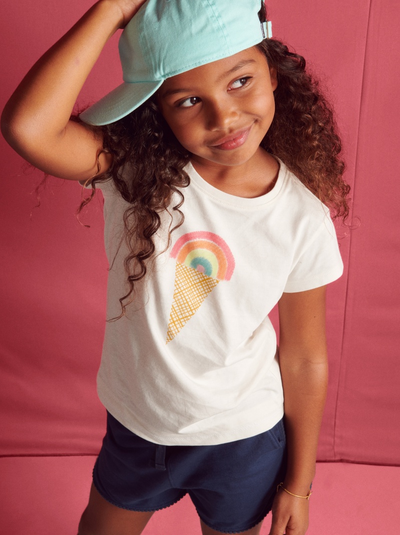 Rainbow Ice Cream Scoop Tee