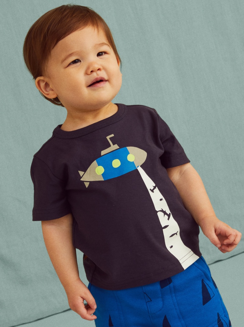 Glow In The Dark Submarine Baby Tee