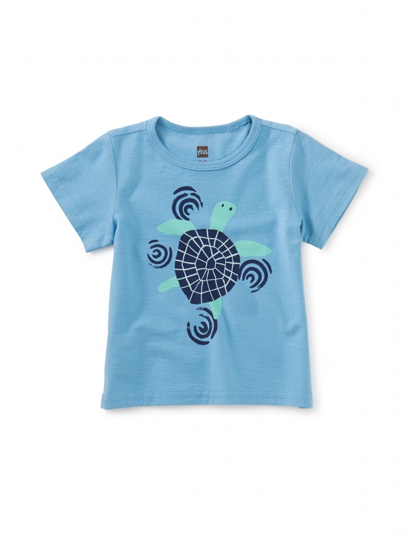 Mediterranean Turtle Baby Tee
