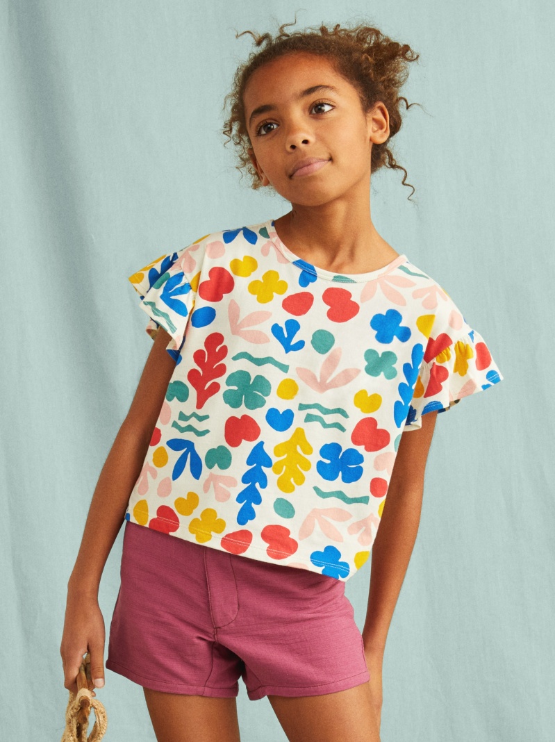 Ruffle Sleeve Top