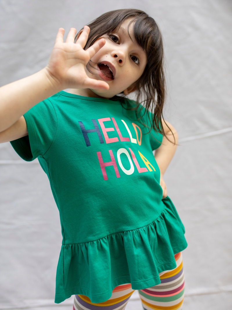 Hello Goodbye Peplum Top
