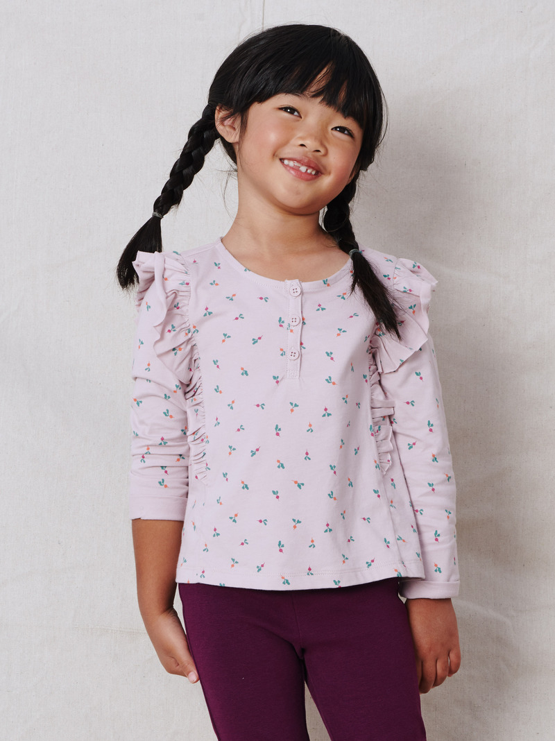 Ruffle Henley Top