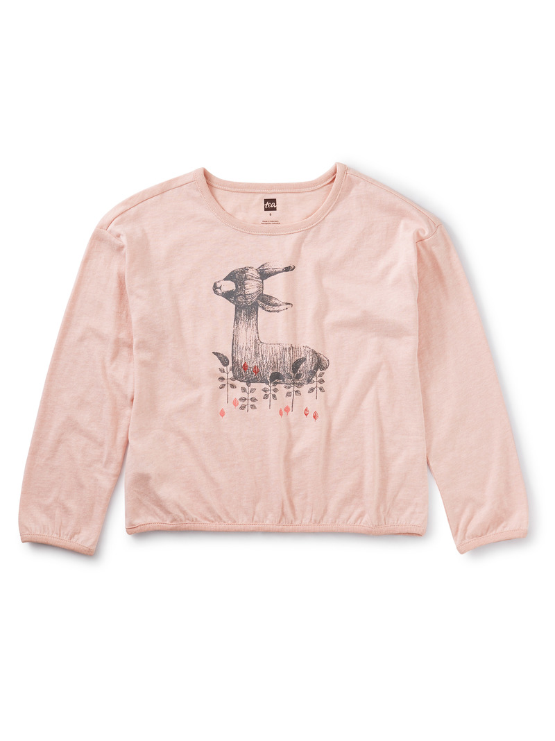 Baby Llama Graphic Top