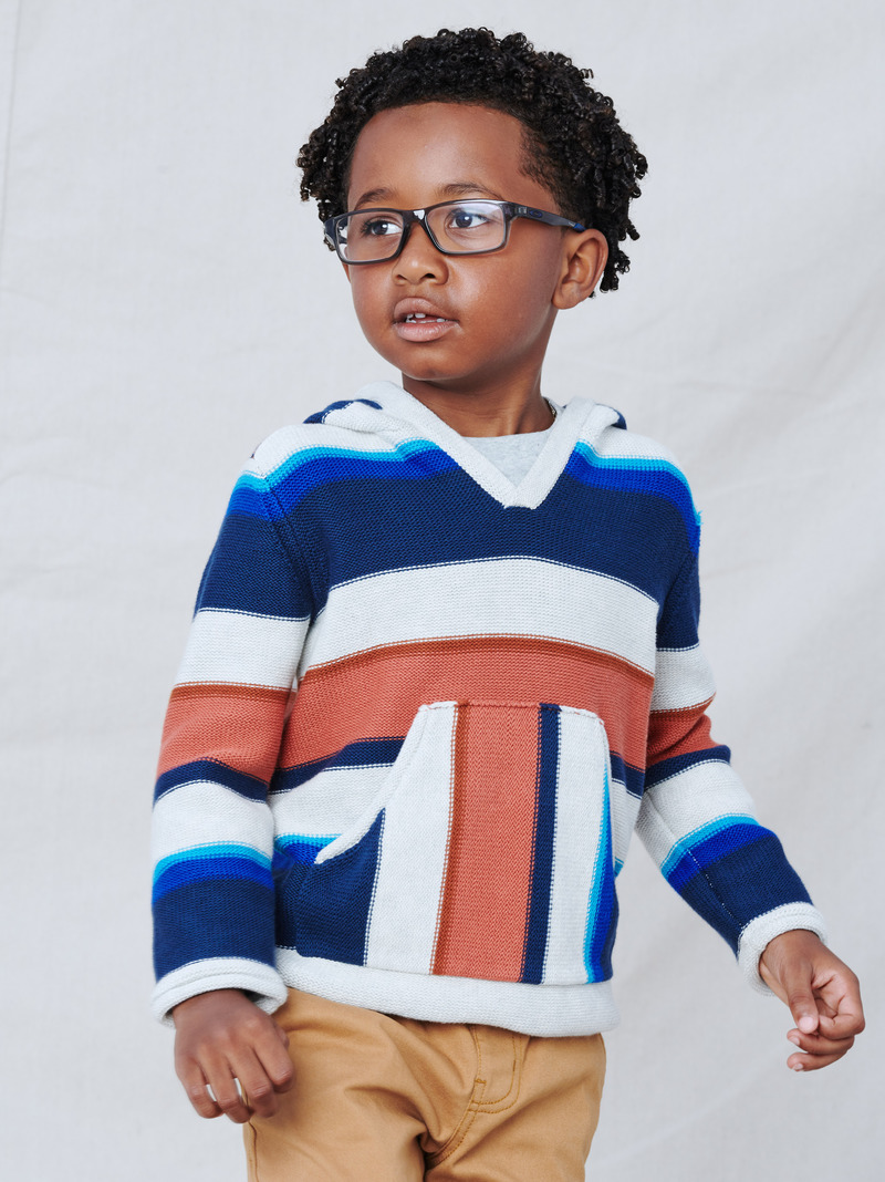 Striped Sweater Hoodie
