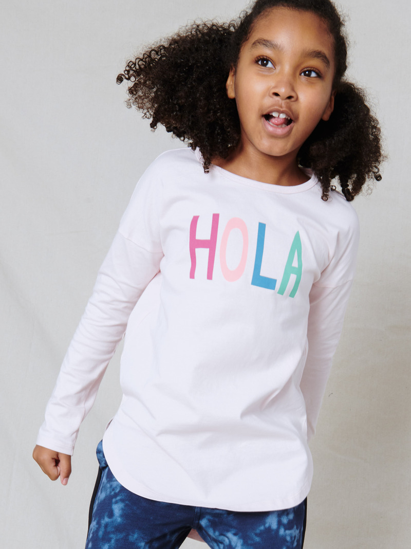 Hello Goodbye Hi-Lo Tee