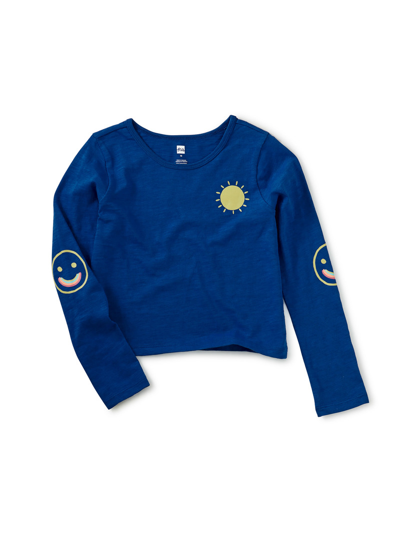 Sunshine Elbow Patch Tee