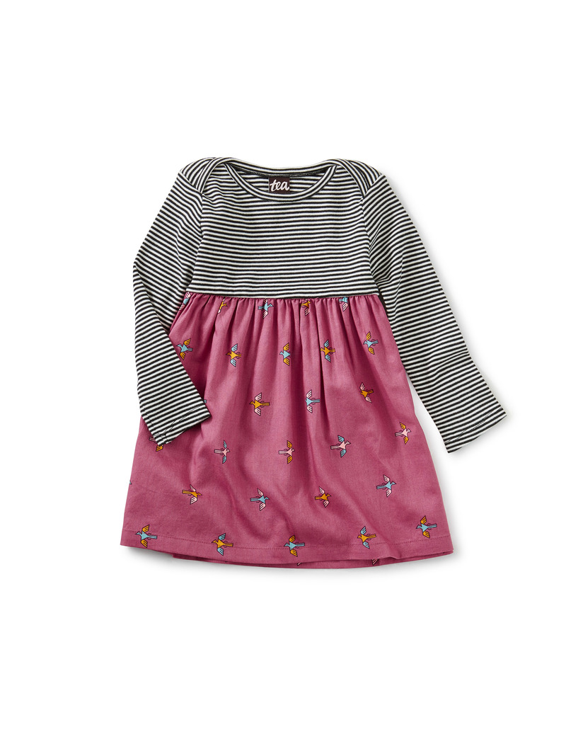Print Mix Baby Dress
