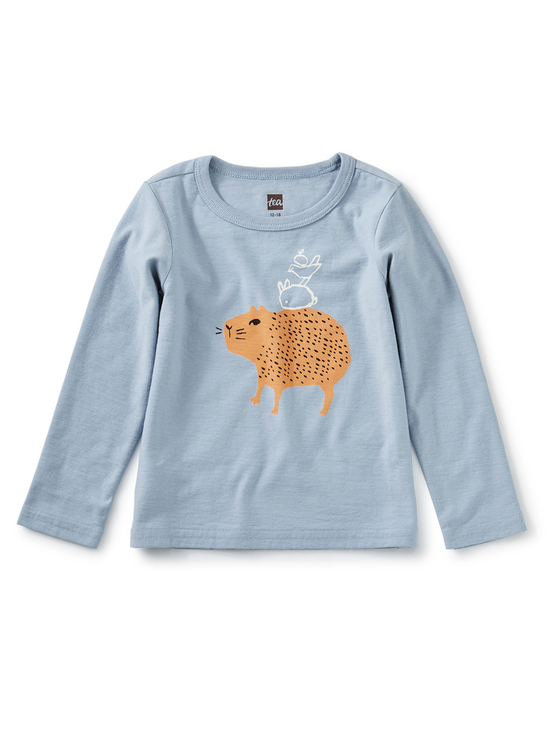 Whoa Capybara Graphic Tee