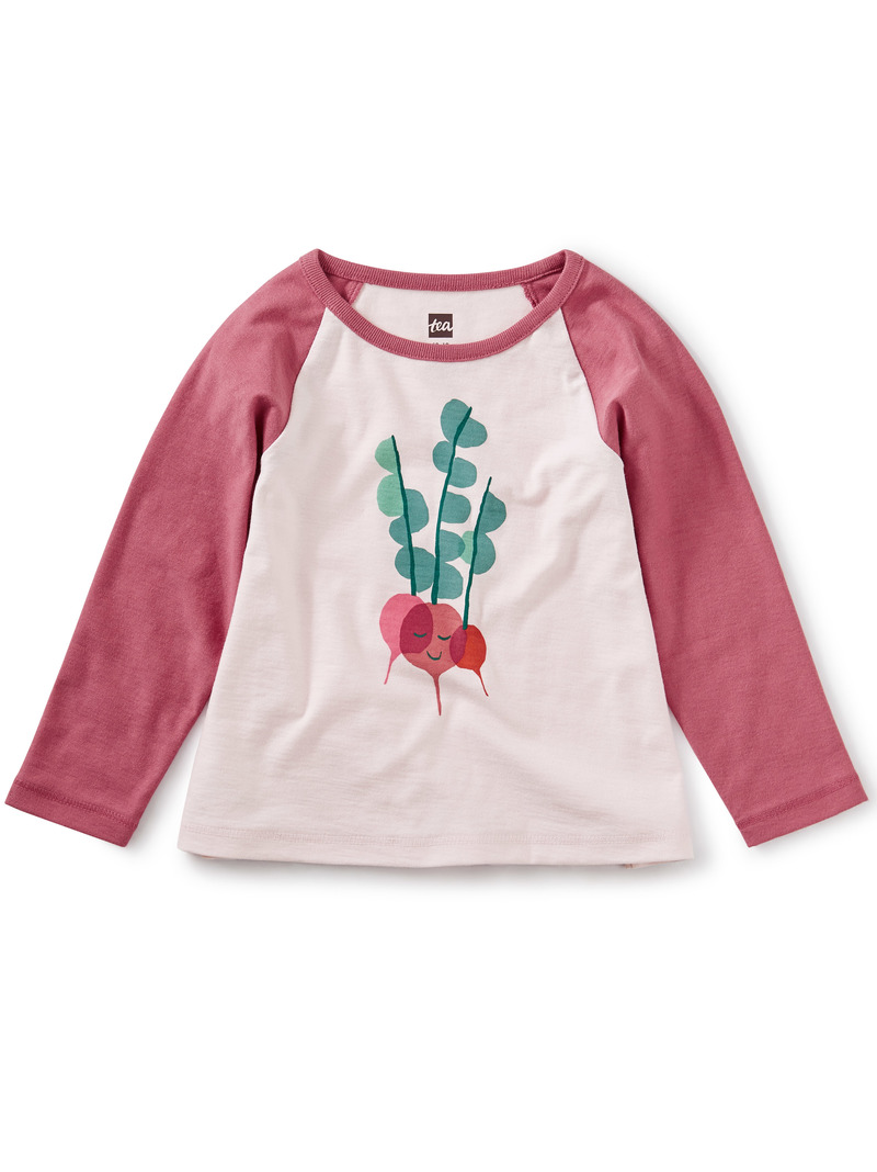 Rad Radish Raglan Graphic Tee