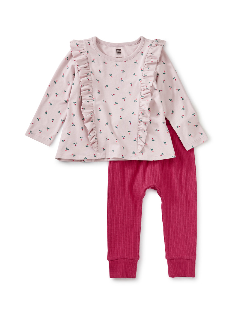 Ruffle Top Baby Set
