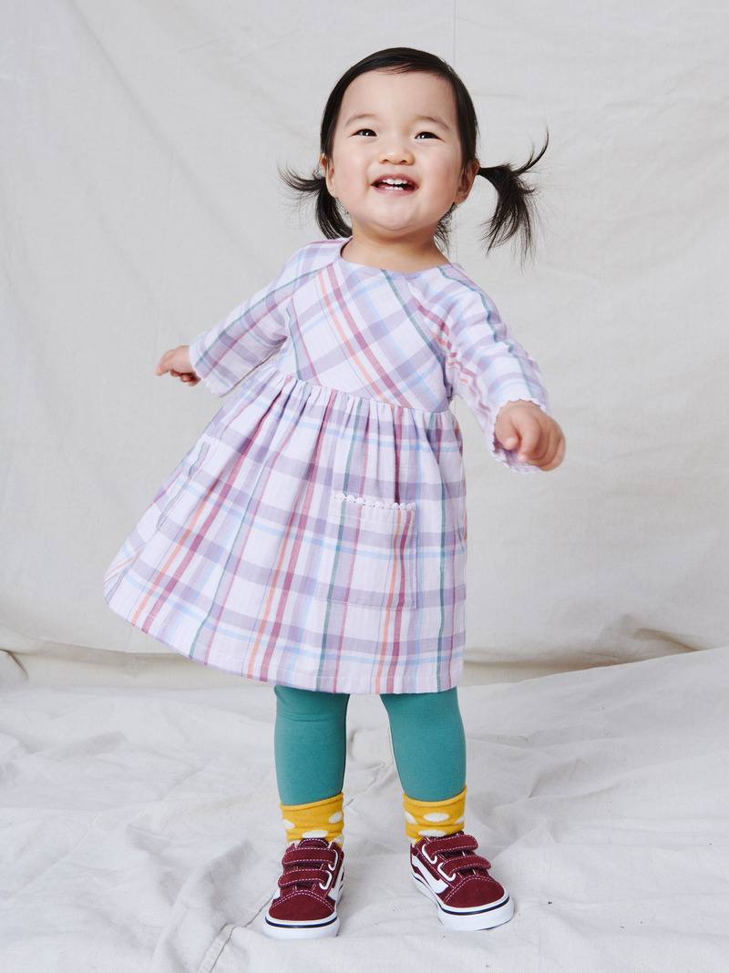 Crochet Trim Baby Dress