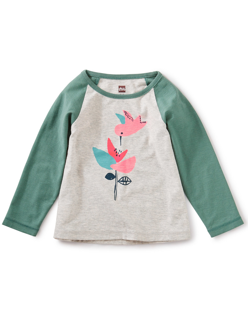 Hum On Over Raglan Graphic Tee