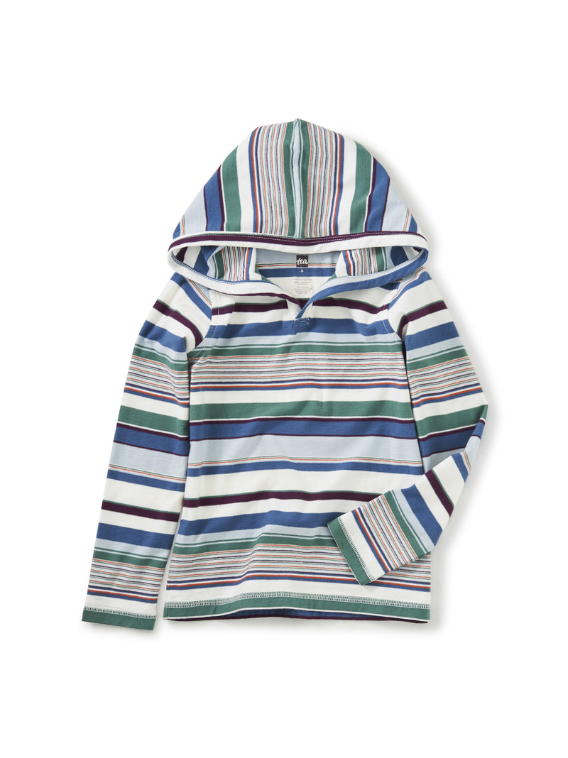 Striped Happy Hoodie
