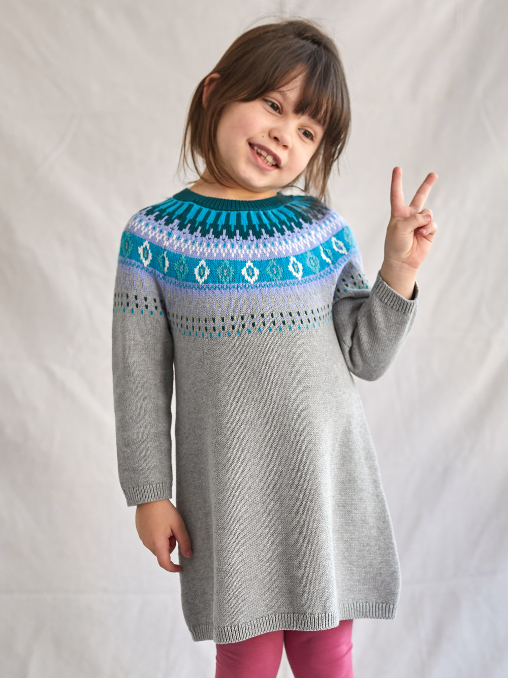 Fairisle Sweater Dress