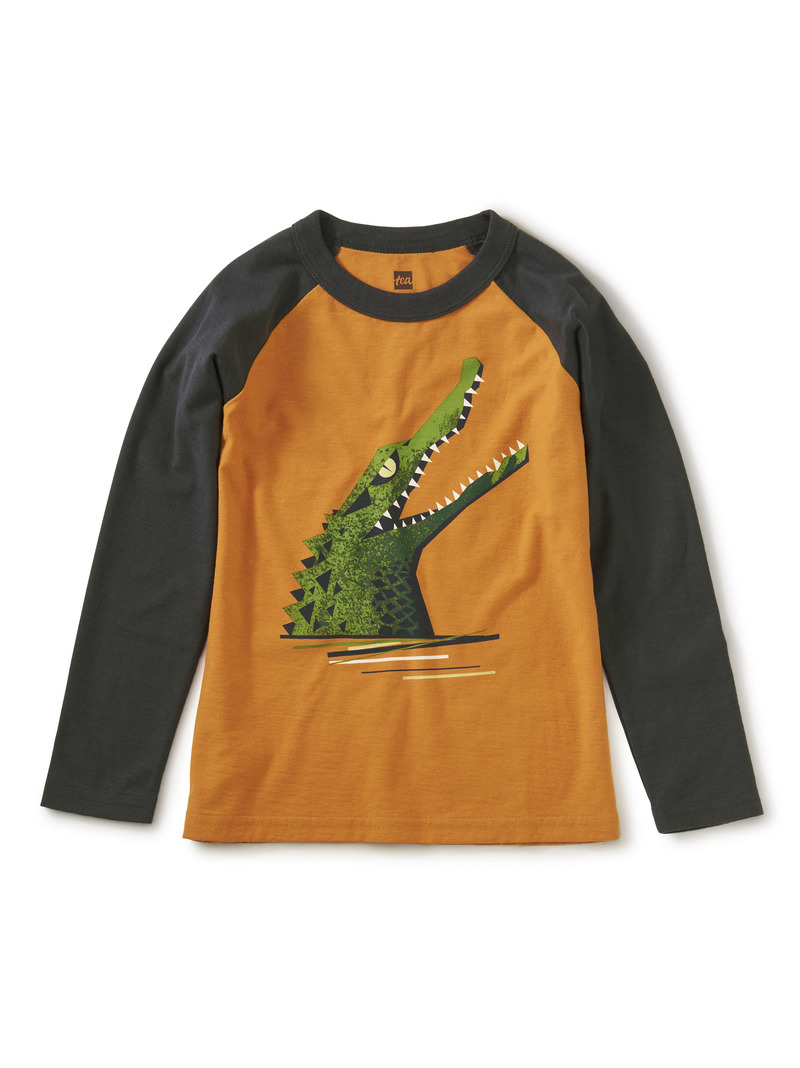 Chomp Raglan Graphic Tee