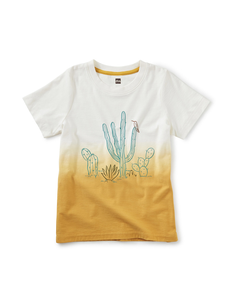 Prickly Dip-Dye Graphic Tee