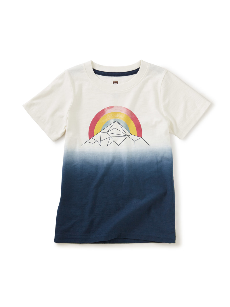 Mountain Rainbow Dip Dye Graph