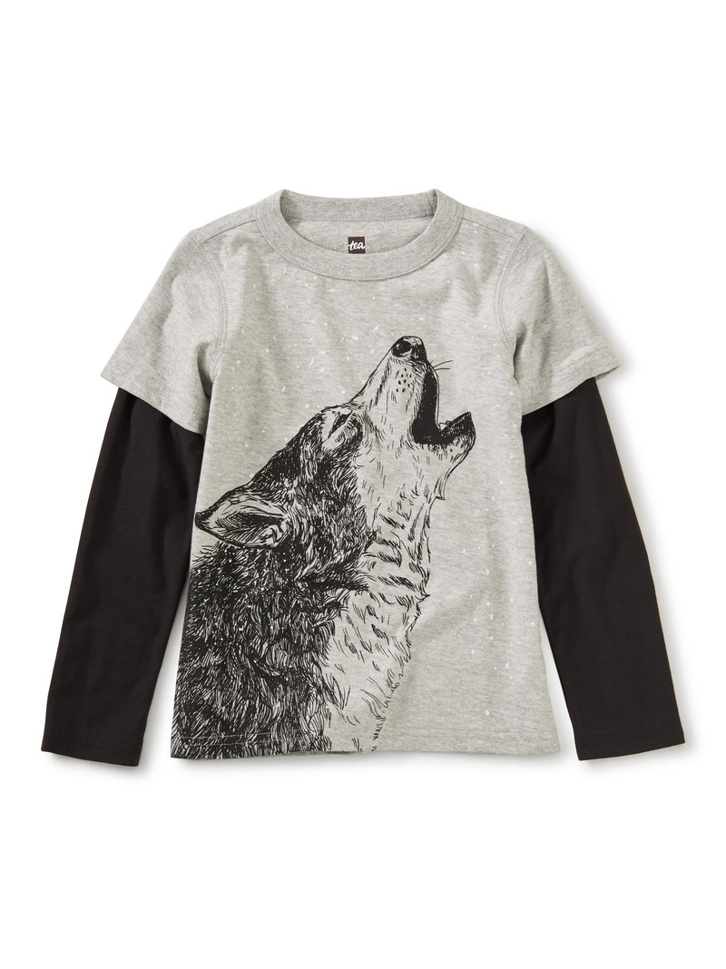 Husky Howl Layered Tee