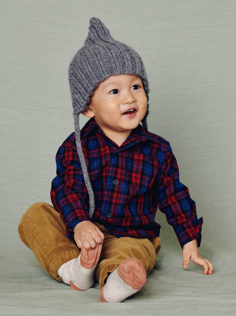 Family Plaid Baby Shirt