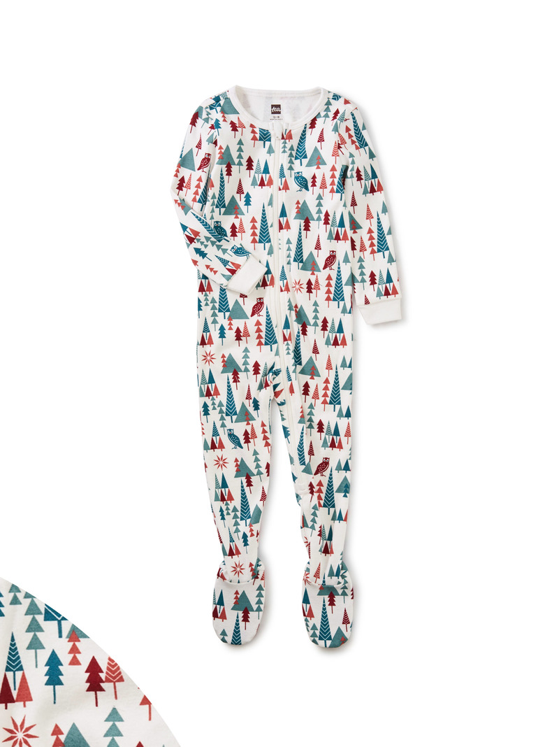 Patterned Footed Pajamas