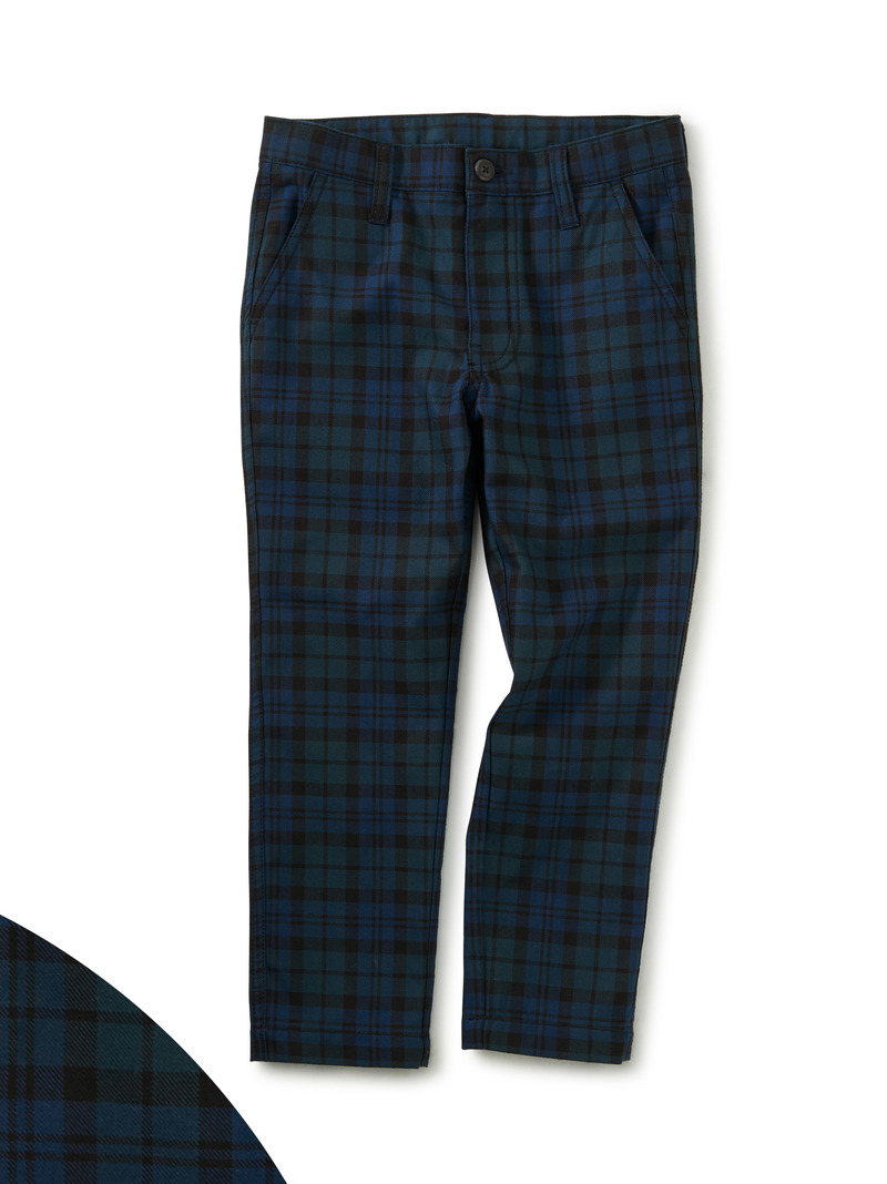 Plaid Slim Chino