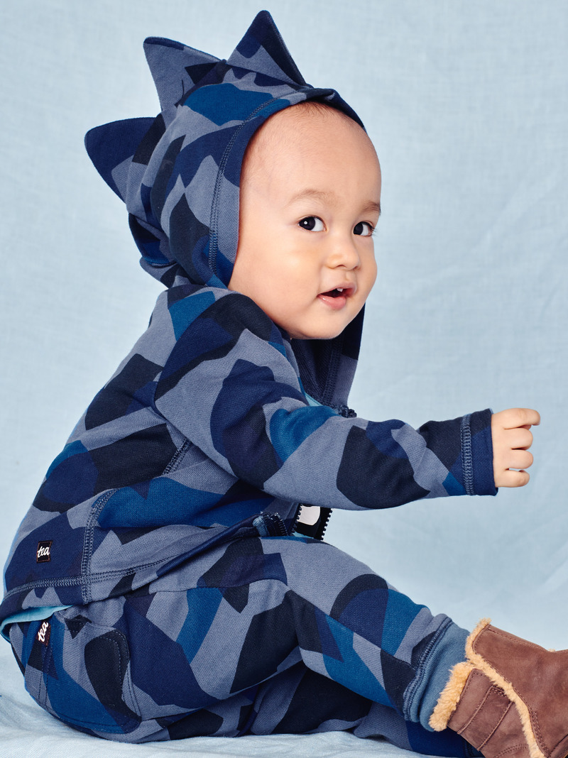 Dinosaur Zip Baby Hoodie