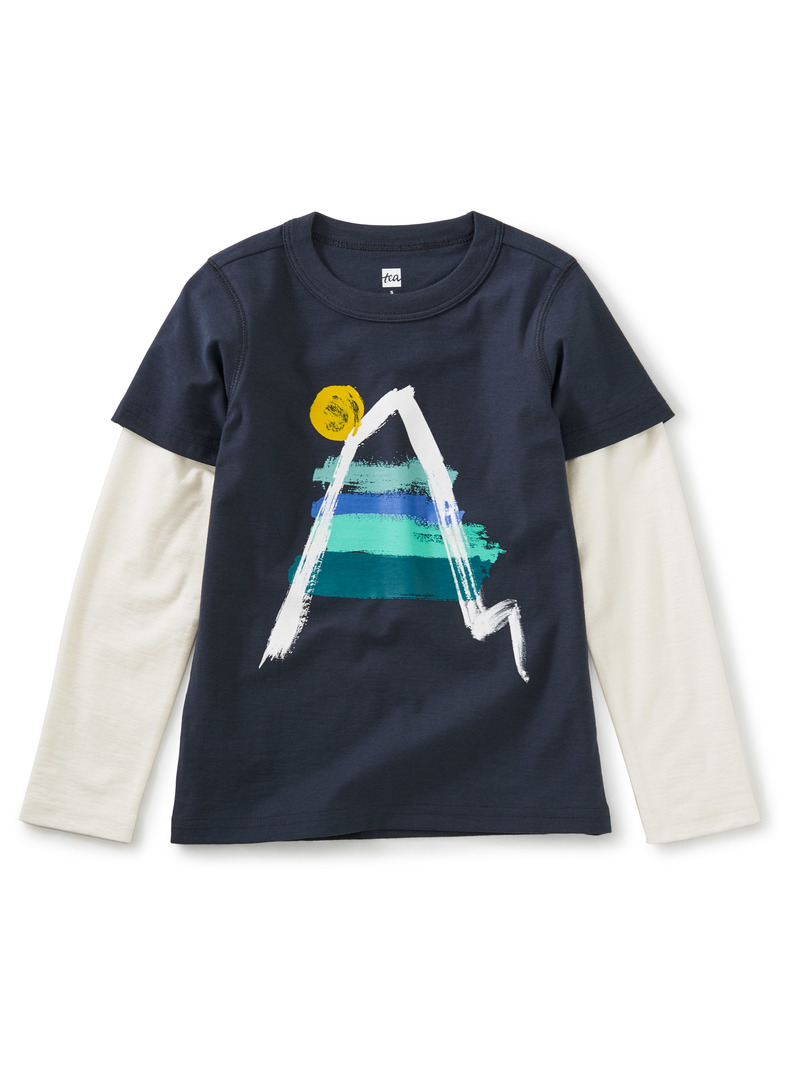 It's Climb Time Layered Graphic Tee
